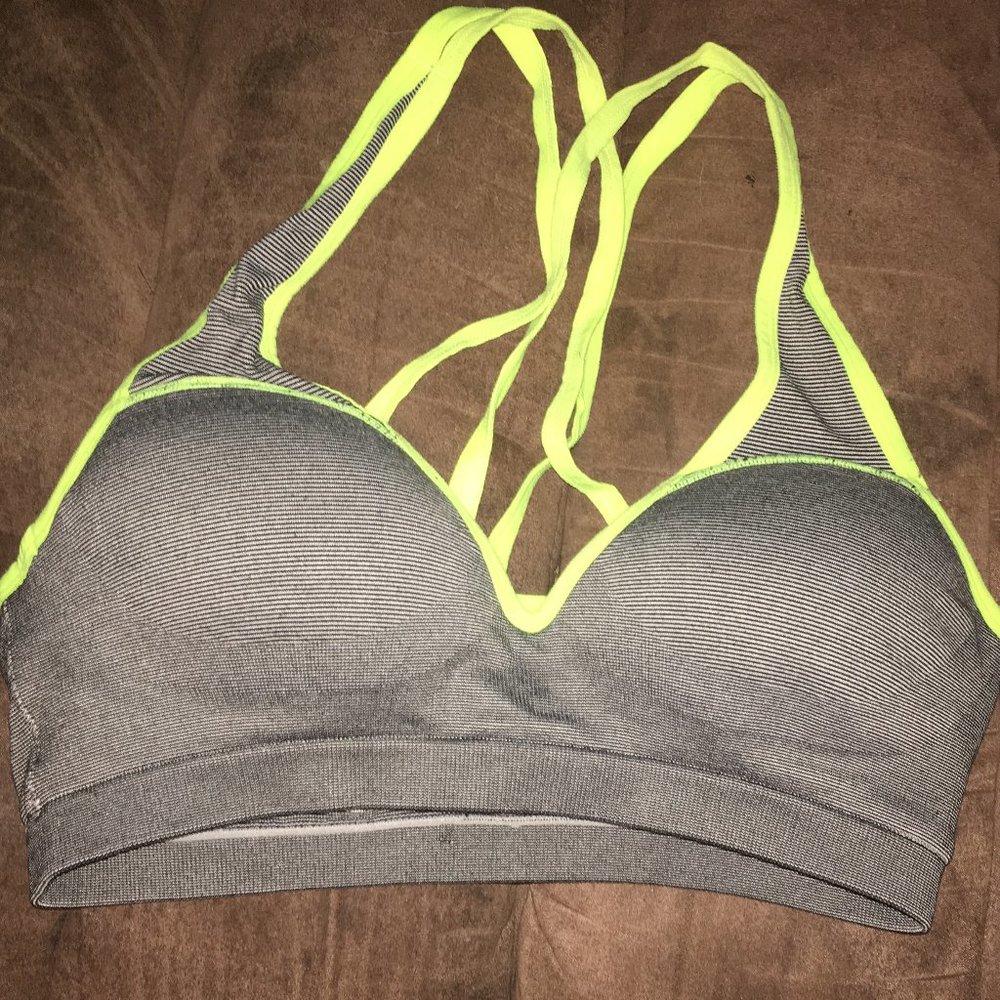 Pink Sports Bra